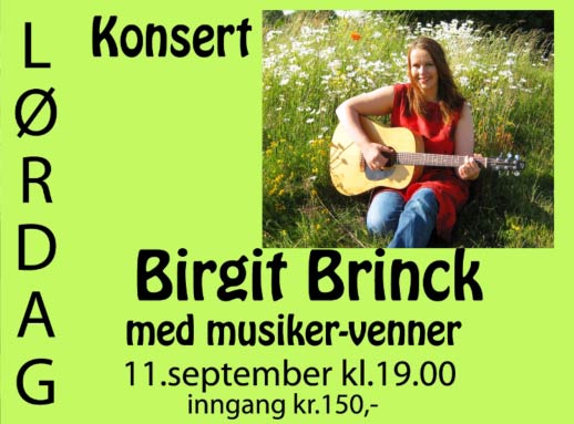 Birgit Brinck konsert Skarnes