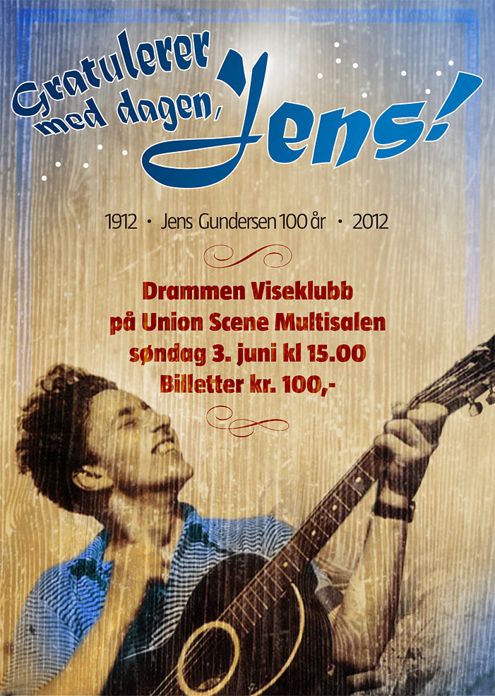 Jens Gundersen-plakat