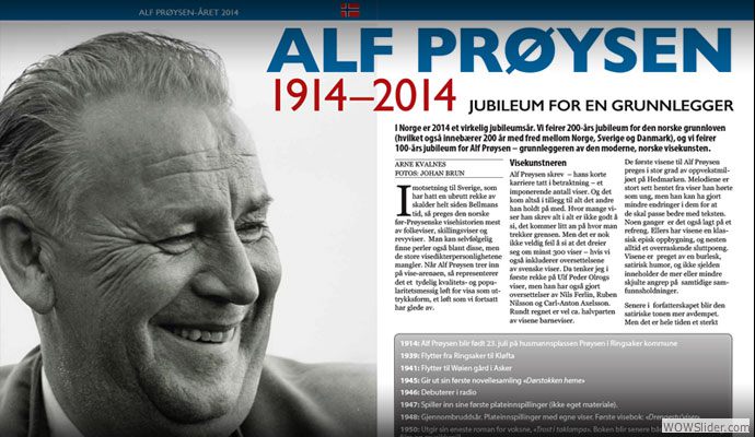 Alf Prøysen 1914–2014